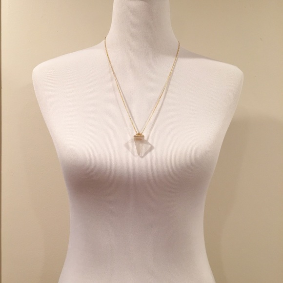 Quartz Crystal Pyramid Pendant - Picture 7 of 8